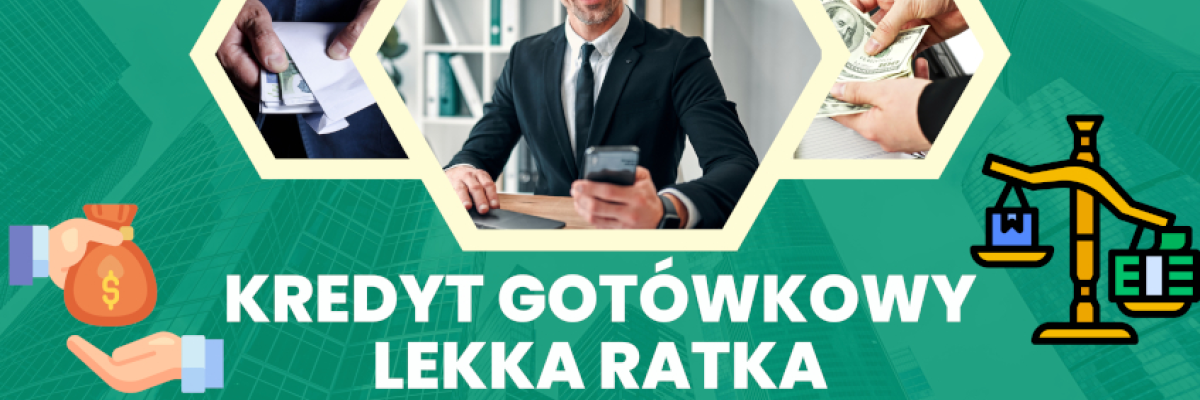 Reklama Banku Spółdzielczego w Nałęczowie dotycząca kredytu gotówkowego Lekka Ratka.